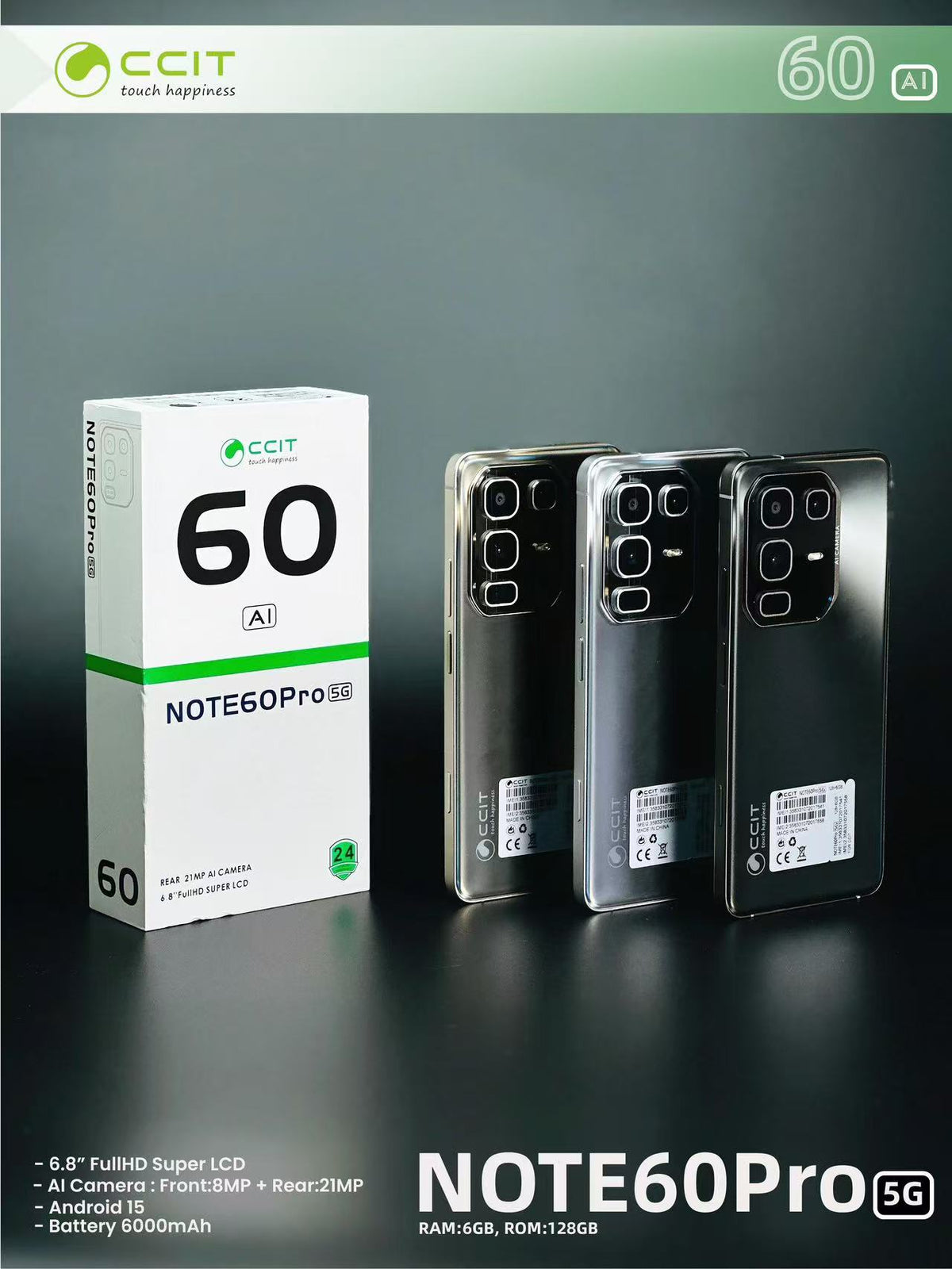 CCIT Smart phone Note 60pro