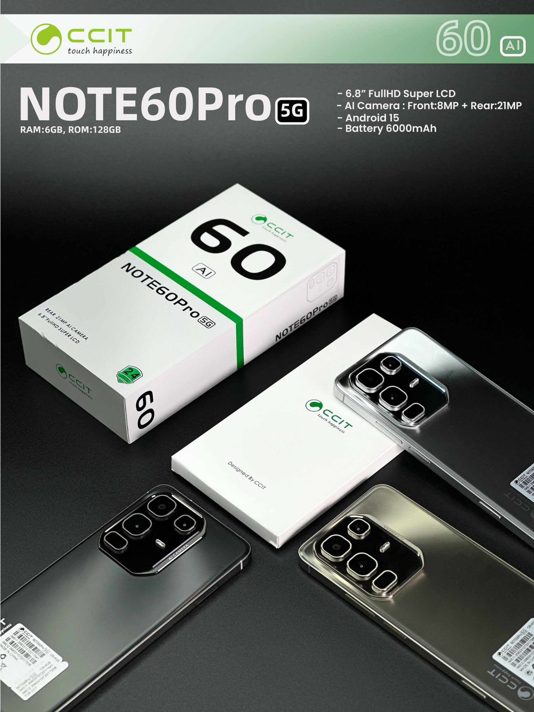 CCIT Smart phone Note 60pro