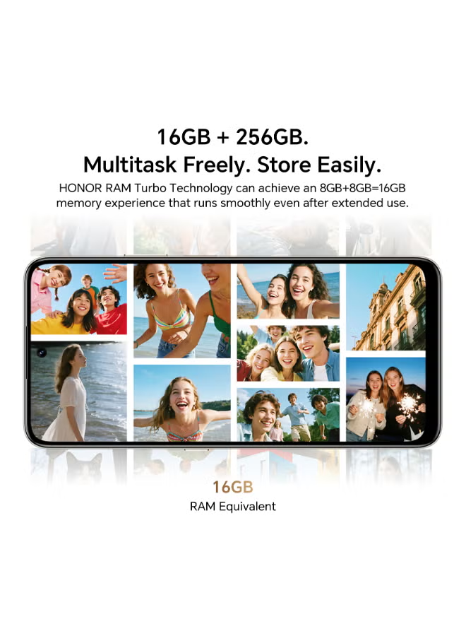 Honor X7d 5G Dual SIM Velvet Black 8GB RAM 256GB - Middle East Version