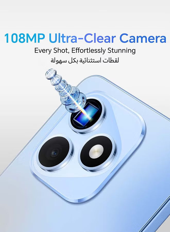 HONOR X8d Dual SIM 4G Light Blue 8GB RAM 256GB - Middle East Version