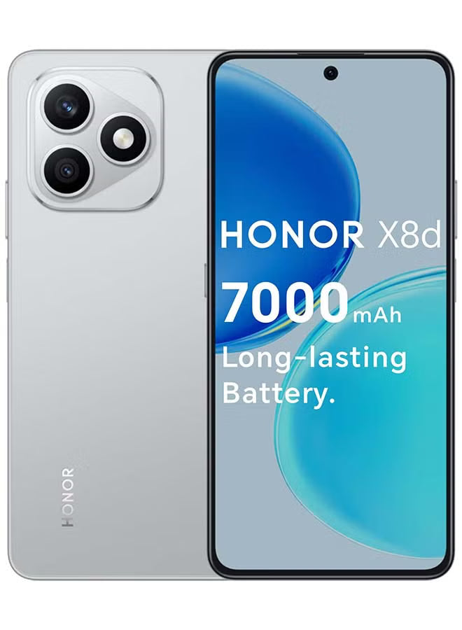 HONOR X8d Dual SIM 4G Light Blue 8GB RAM 256GB - Middle East Version