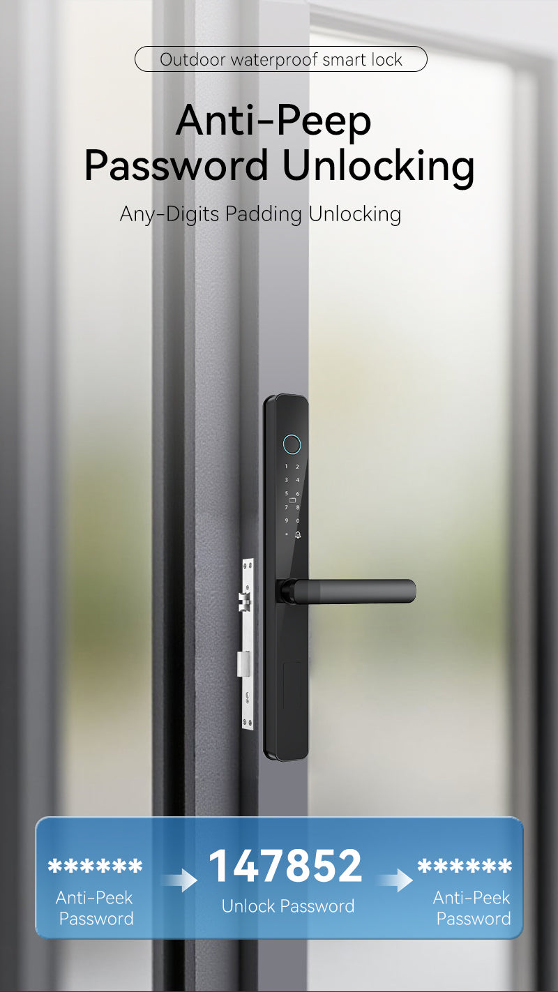 Y03 Outdoor Waterproof & Heat-Resistant Smart Fingerprint Lock