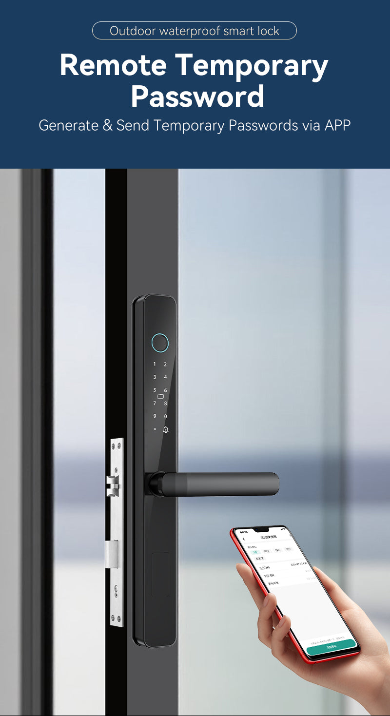 Y03 Outdoor Waterproof & Heat-Resistant Smart Fingerprint Lock
