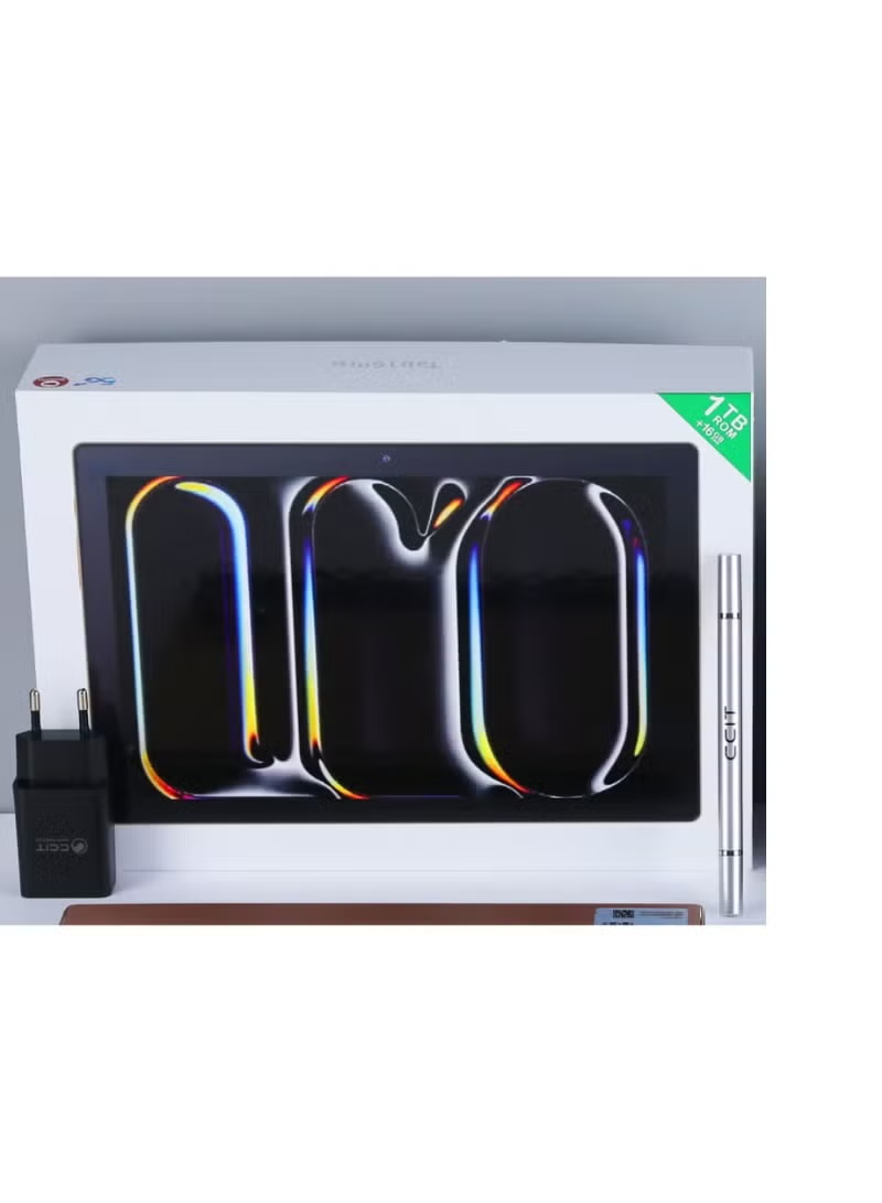 CCIT Tablet TAB 16PRO  10.1” immersive Android tablet display 16GB RAM + 1TB storage capacity 10000mAh long-lasting battery Dual SIM &amp; Wi-Fi connectivity